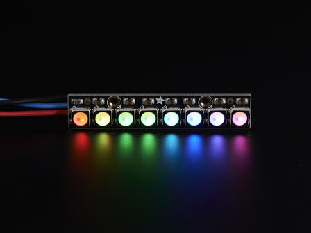 NeoPixel Stick - 8 x 5050 RGBW LEDs - Cool White - 6000K   Adafruit 2869