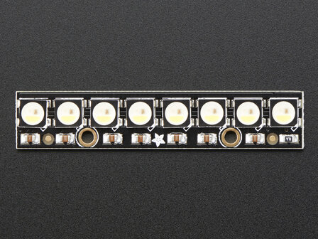 NeoPixel Stick - 8 x 5050 RGBW LEDs - Cool White - 6000K   Adafruit 2869