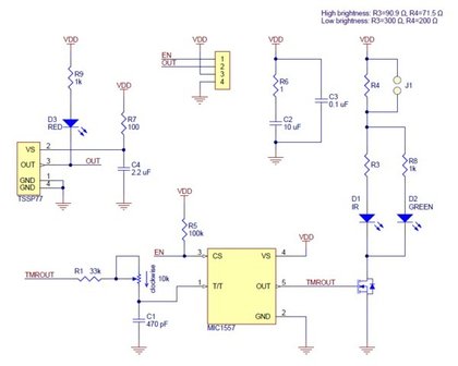 38 kHz IR Proximity Sensor, Fixed Gain, High Brightness Pololu 2578