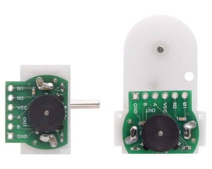 Magnetic Encoder Pair Kit for Mini Plastic Gearmotors, 12 CPR, 2.7-18V  Pololu 1523