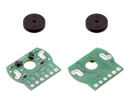 Magnetic Encoder Pair Kit for Mini Plastic Gearmotors, 12 CPR, 2.7-18V  Pololu 1523