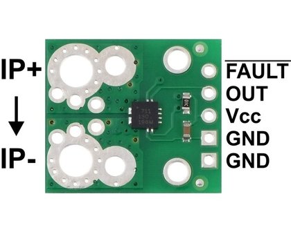 ACS709 Current Sensor Carrier -75A to +75A Pololu 2453