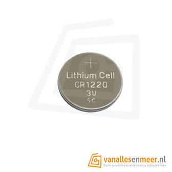 Lithium batterij CR1220 