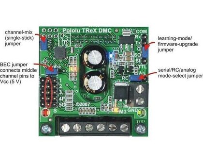 TReX Dual Motor Controller DMC01 Pololu 777