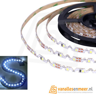 BUIGBARE LEDSTRIP 2835 WARMWHITE 3000K 60LEDS/MTR ROL &Agrave; 5 METER