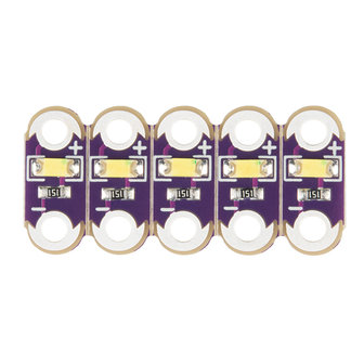 LilyPad LED White (5pcs) Sparkfun 13902