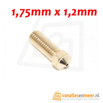   E3D Volcano nozzle messing 1,75 mm x 1,2 mm