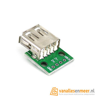 USB naar dip adapter 4pin Type A Female