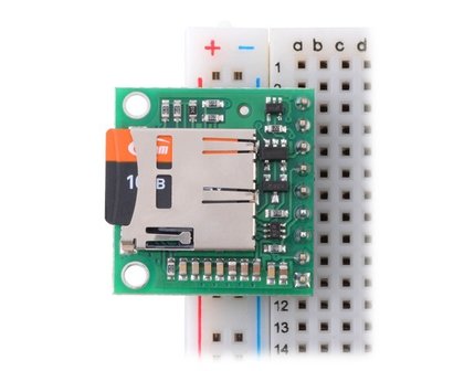 Breakout microSD Card with 3.3V Regulator and Level Shifters Pololu 2587