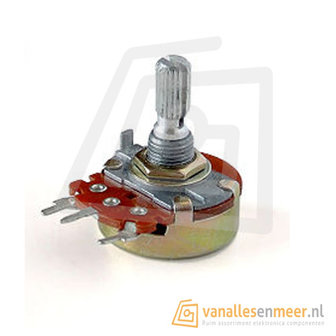  potentiometer axiaal 100K Ohm Logaritmisch