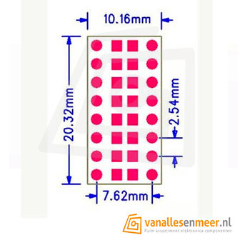 Adapter pcb smd 0805 0603 0402  naar dip 