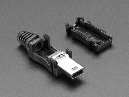 USB DIY Connector Shell - Type Mini-B Plug  Adafruit 1389