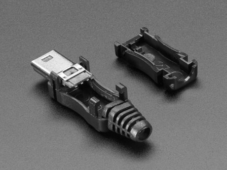 USB DIY Connector Shell - Type Mini-B Plug  Adafruit 1389