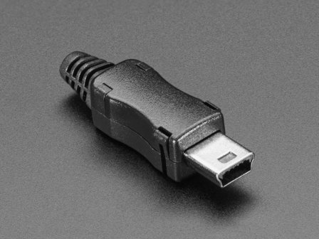 USB DIY Connector Shell - Type Mini-B Plug  Adafruit 1389