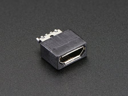 USB DIY Connector - MicroB Female Plug  Adafruit 1829