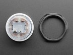 Arcade Button with LED - 30mm Translucent Clear  Adafruit 3491