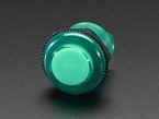 Arcade Button with LED - 30mm Translucent Green Adafruit 3487