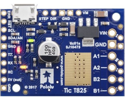 Tic T825 USB Multi-Interface Stepper Motor Controller Pololu 3131