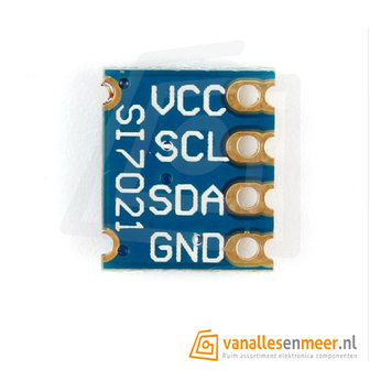 Si7021 Thermometer Temperatuur en Vochtigheid Sensor