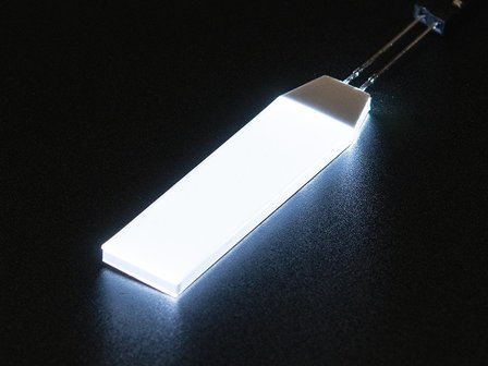 White LED Backlight Module - Small 12mm x 40mm  Adafruit 1626