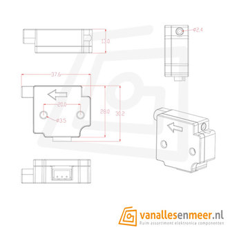 Filament break detection sensor 1,75mm