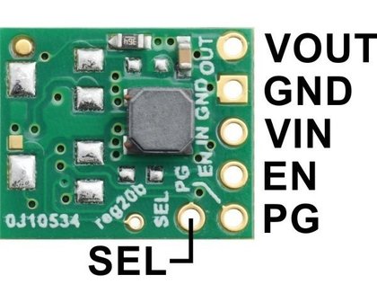 3.3V Step-Up/Step-Down Voltage Regulator S9V11F3S5  Pololu 2872