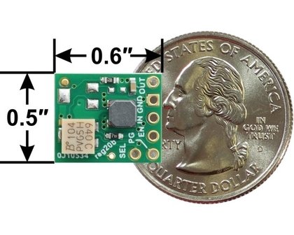 3.3V Step-Up/Down Voltage Regulator w/ Adjustable Low-Voltage Cutoff S9V11F3S5CMA  Pololu 2871