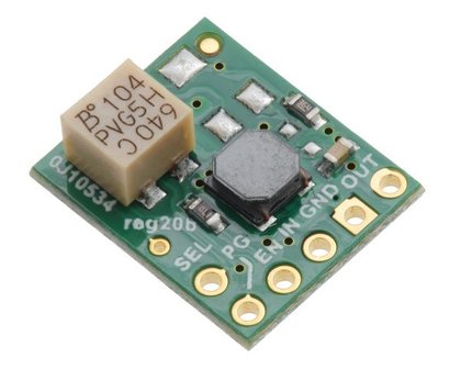 5V Step-Up/Down Voltage Regulator w/ Adjustable Low-Voltage Cutoff S9V11F5S6CMA  Pololu 2870