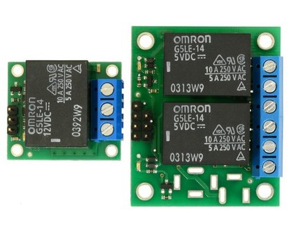 Basic 2-Channel SPDT Relay Carrier 12VDC Relays (Assembled) Pololu 2487