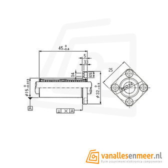 8mm Lager LMK8LUU  Ultimaker 2 3d printer