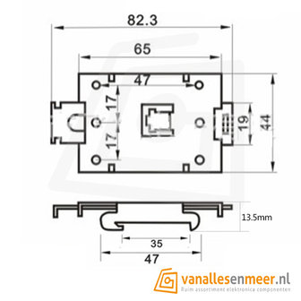 Din Rail clip 35mm 