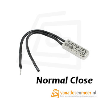 Thermostaat KSD9700  45gr tot 150gr Normal close