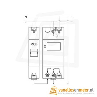 DIN Rail Digitale LCD Programmeerbare Timer