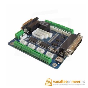 MACH3 CNC freesmachine interface board 5 axis stappenmotor besturingskaart 