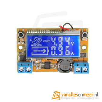 DC-DC 5-23 V naar 0-16.5 V 3A Verstelbare Step-down Voedingsmodule