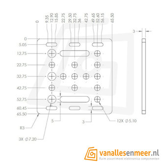 V-Slot Gantry Plate - 20mm