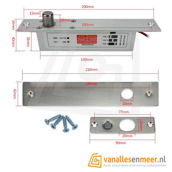 Elektronisch deurslot  DC12V 