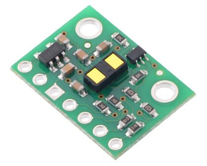 VL53L1X Time-of-Flight Distance Sensor Carrier with Voltage Regulator, 400cm Max Pololu 3415