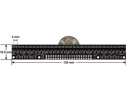 QTRX-HD-31RC Reflectiesensor Array: 31-kanaals, 4 mm, RC-uitgang, lage stroom  Pololu 4331