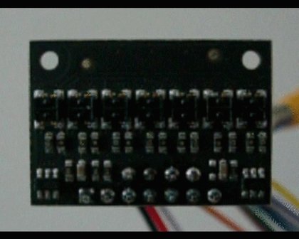 QTRX-MD-03A Reflectiesensor Array: 3-kanaals, 8 mm pitch, analoge output, lage stroom  Pololu 4443