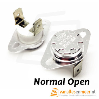 Thermostaat KSD302  40gr tot 170gr normal open 