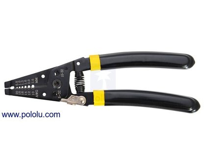 Wire Stripper 10-20 AWG Solid (12-22 AWG Stranded) Pololu 1922