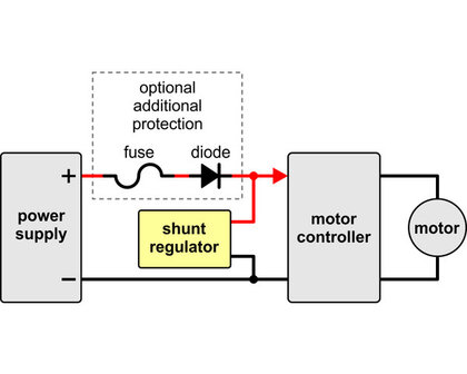 Shunt Regulator: 13.2V, 1.33&Omega;, 9W  Pololu 3770