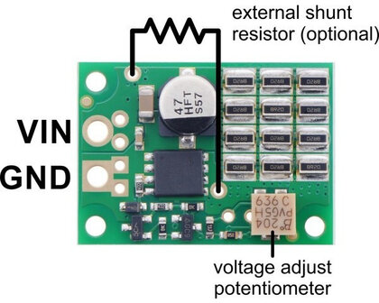 Shunt Regulator: Fine-Adjust LV, 1.50&Omega;, 15W Pololu 3778