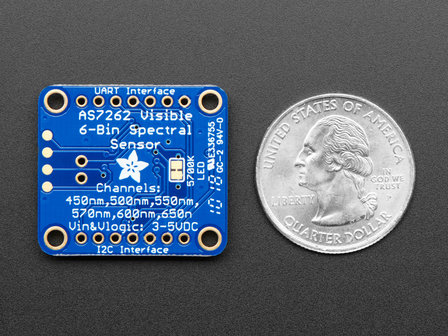 AS7262 6-Channel Visible Light / Color Sensor Breakout Adafruit 3779