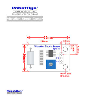 Vibration Shock Sensor RobotDyn