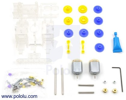 Tamiya 70168 Double Gearbox Kit  Pololu 114