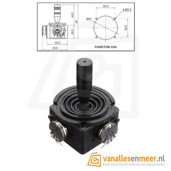 Joystick potentiometer JH-D202X-R4 10K