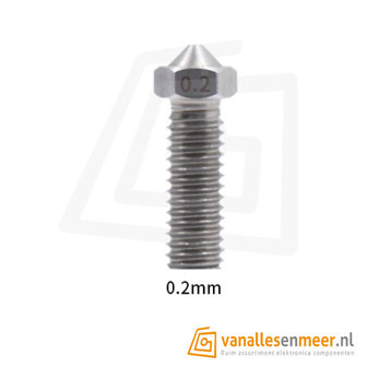   E3D Volcano nozzle RVS 1,75 mm x 0,2 mm