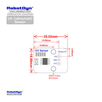 UV (ultraviolet) Sensor RobotDyn